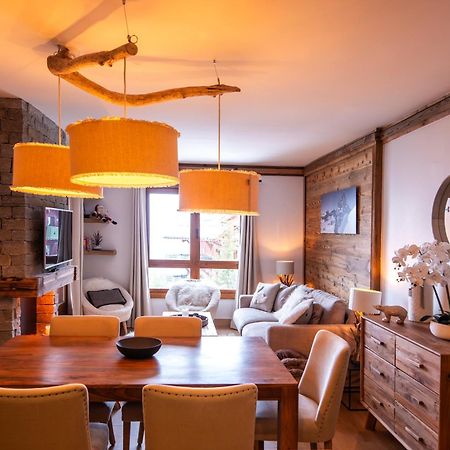Arcs 1950 Appartement Luxe Type Chalet 5 A 7 Personnes Vue Imprenable Sur Le Montblanc Skis Aux Pieds Les Arcs  Zewnętrze zdjęcie